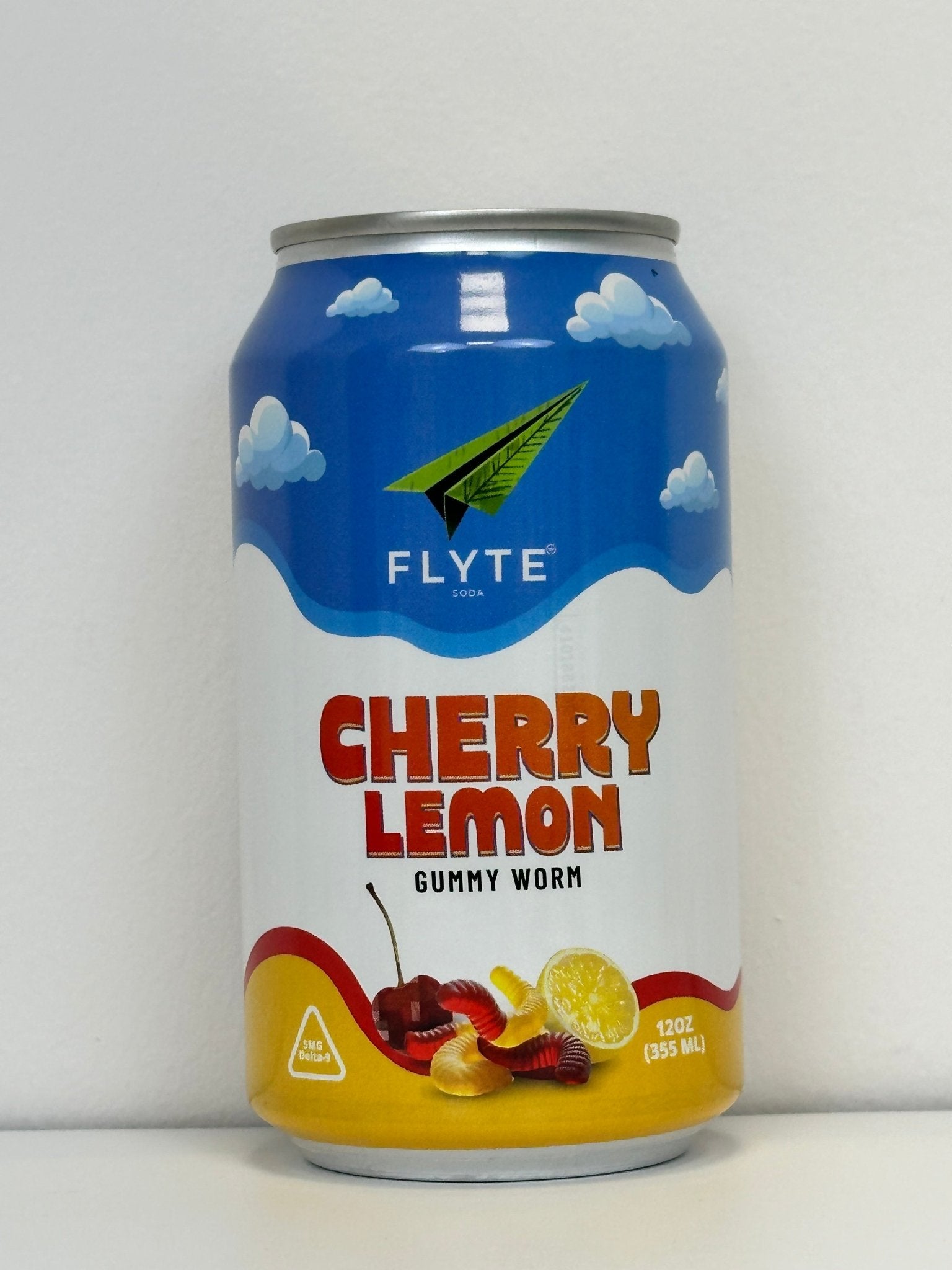 Cherry Lemon Gummy Worm 5mg 4pk - Point City Brewing Company