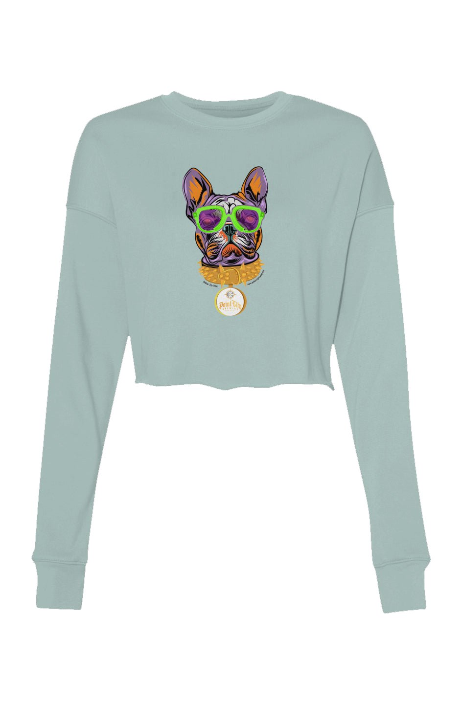 Frenchie Crop Crew Fleece - Point City Brewing Company