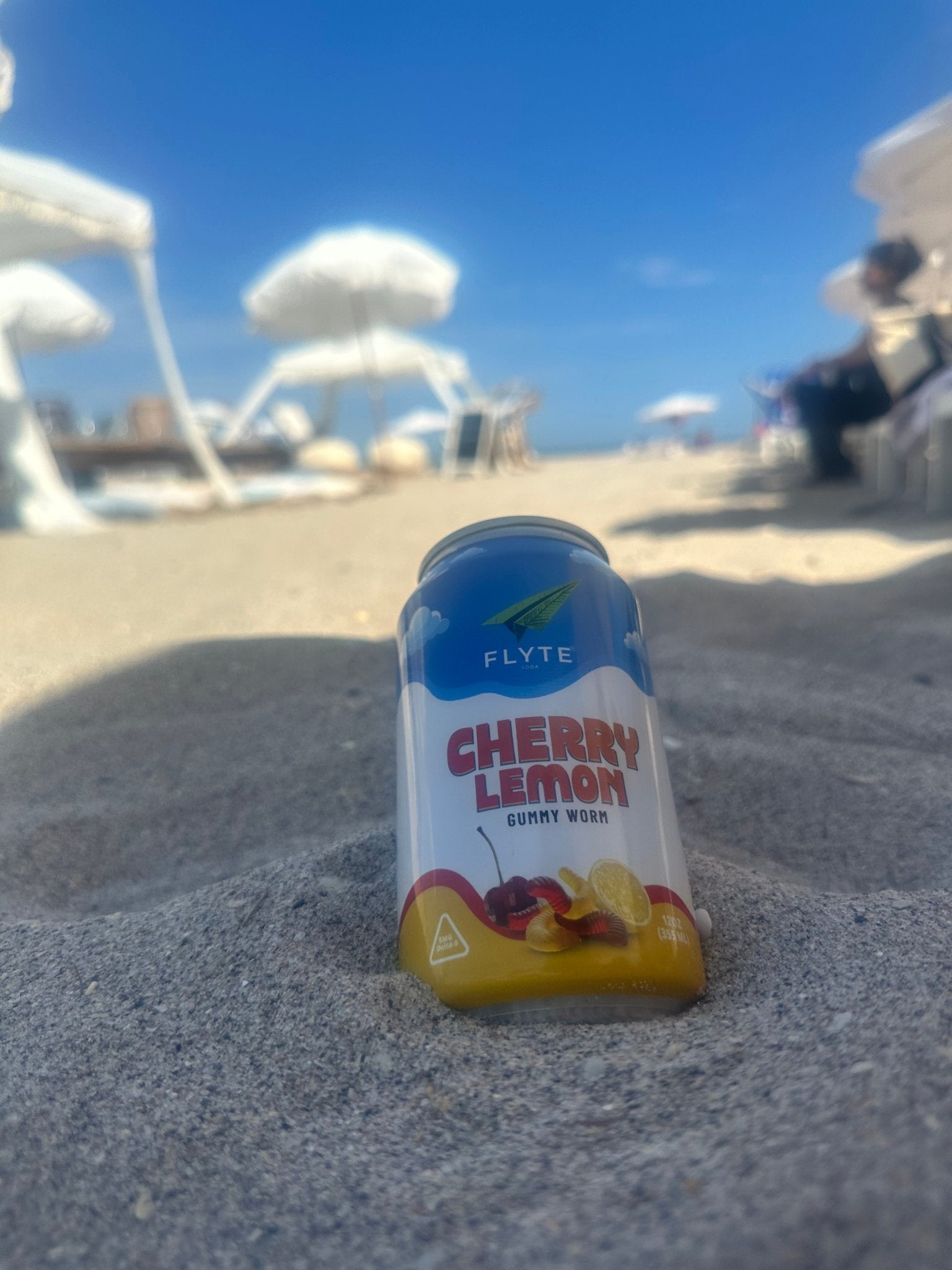 Cherry Lemon Gummy Worm 5mg 4pk - Point City Brewing Company