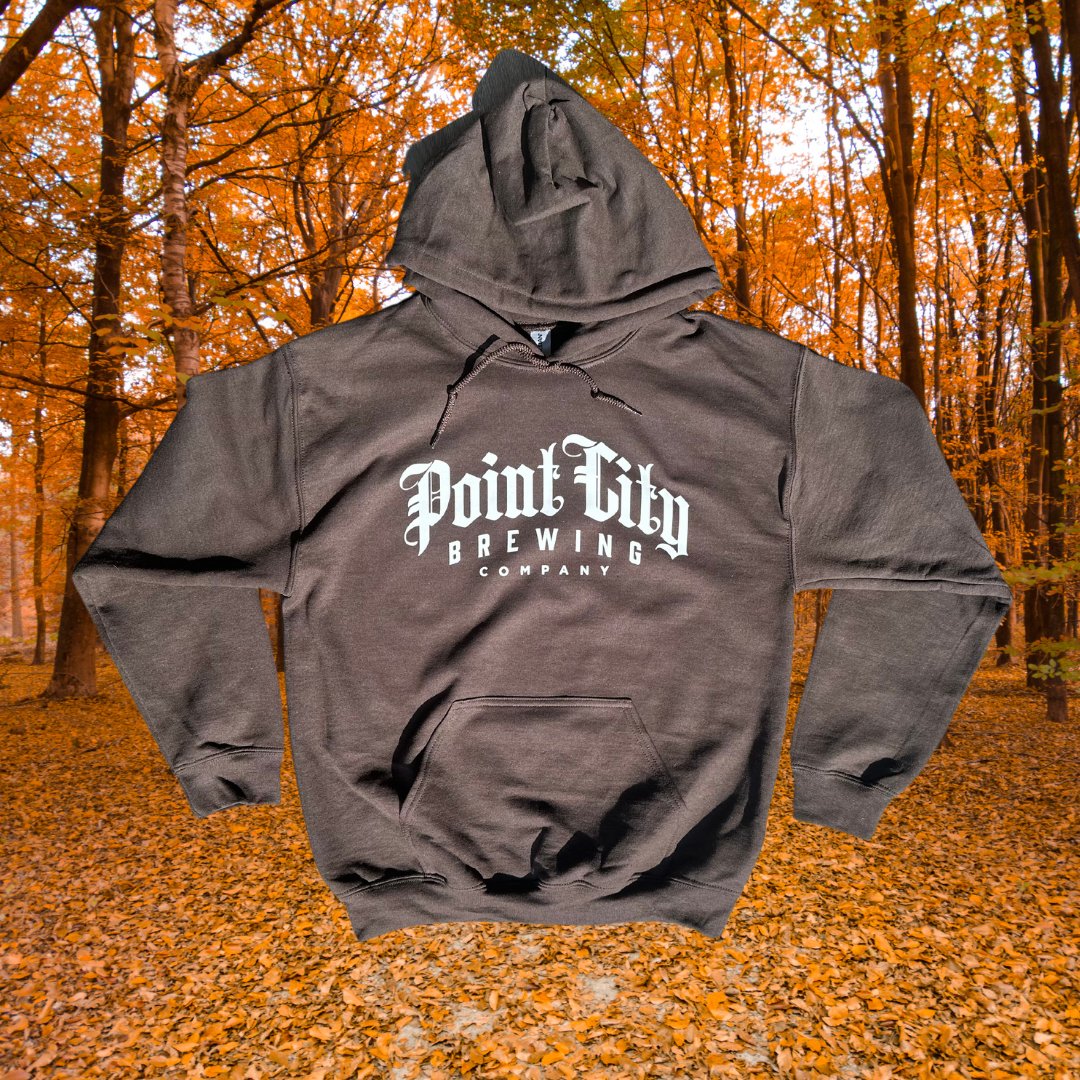PCB word mark Hoodie - Point City Brewing Company